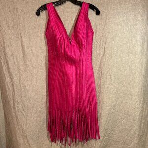 Hot Pink Sexy TADASHI Dress Size